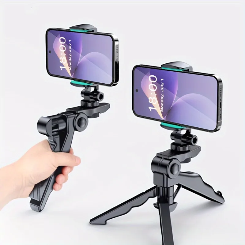 Soporte para Teléfono Móvil, Trípode de Mesa, Mini Trípode de Mano, Palo Selfie