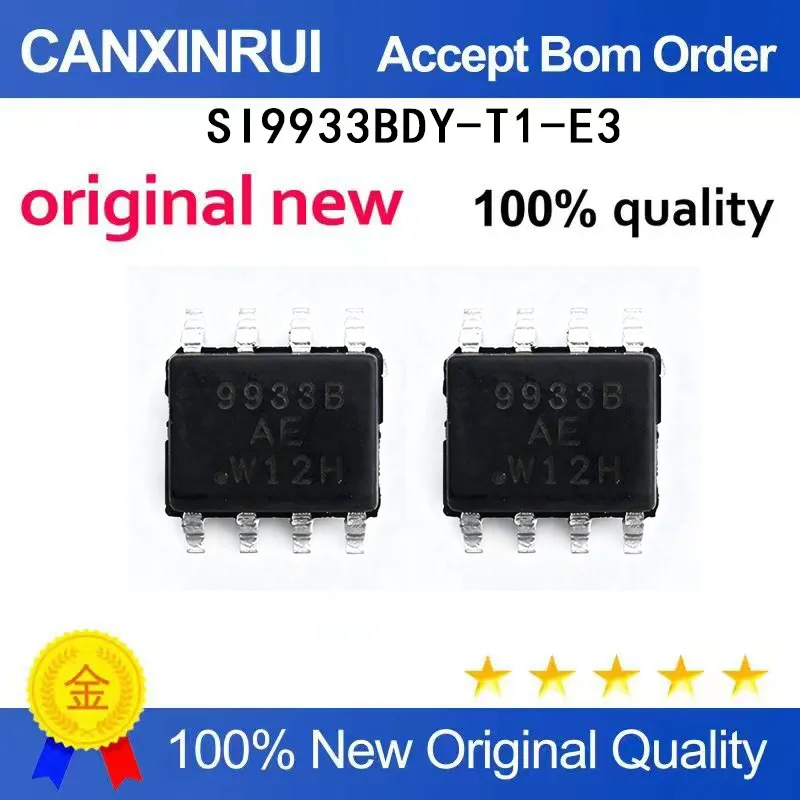 

(5-100 Pieces) New SI9933BDY-T1-E3 SI9933B 9933B SOP-8 spot chip IC