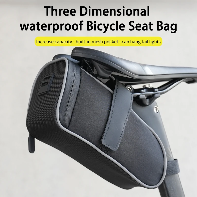 Bicycle Saddle Bag Portable Mini Bike Saddle Bags Reflective Scratch Resistant Cycling Bag Accessories
