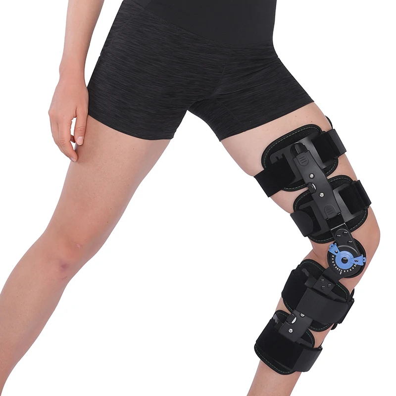 Neoprene Adjustable Rom OA Support Leg Brace Orthopedic Osteoarthritis Knee Brace Hinge