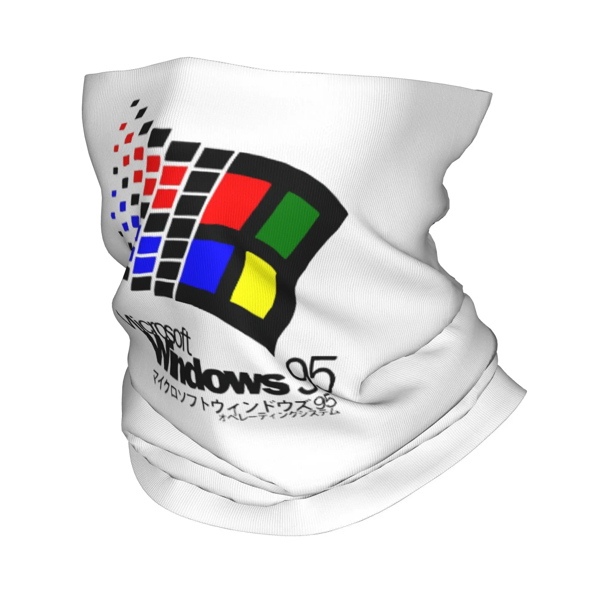 Windows 95 Logo Active Bandana Copri collo Sciarpa magica stampata Fascia calda Ciclismo per uomo Donna Adulto Antivento