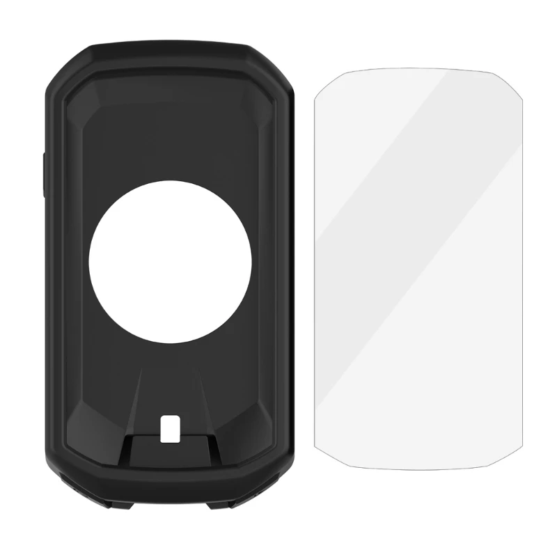 2 in 1 per Garmin Edge 1050 custodie protettive + custodia protettiva in pellicola di vetro custodia in Silicone per sistema di Computer per bici Gps