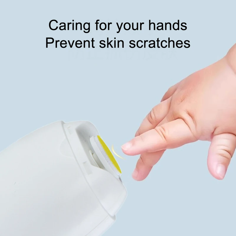 새로운 아기 손톱 트리머 전기 휴대용 손톱 커터 휴대용 안티 슬링 손톱깎이 3 조절 가능한 네일 파일러