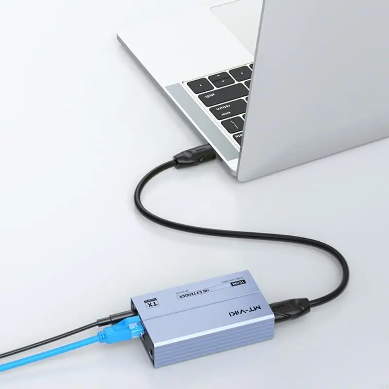 C90F HDTV Extender Over Ethernet With IR Controls Supports 1080P 60Hz Resolution And 150m Transmission For AV Syncs