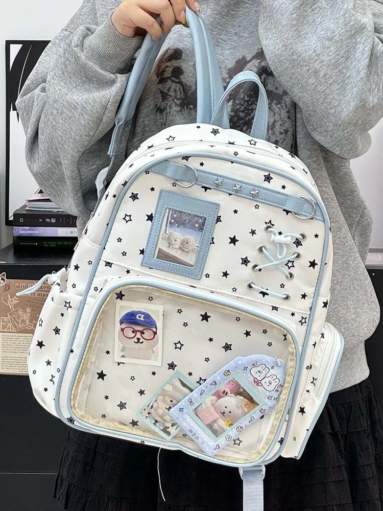 Kawaii Starry Harajuku Pastel Ita Backpack