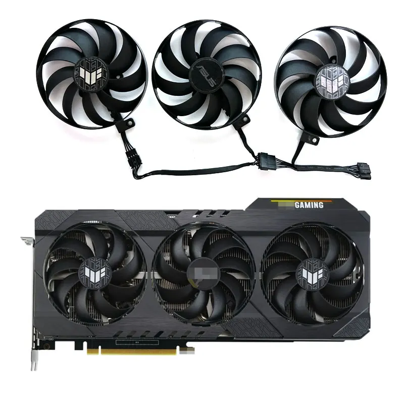 Новый сменный вентилятор для видеокарты ASUS GeForce RTX3060 3060ti 3070 3070ti 3080 3080ti 3090 LHR TUF OC CF9010U12D