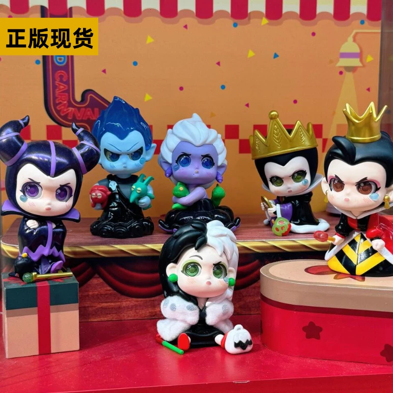 

Аутентичная серия Disney's Born Villain Disagree, слепая коробка, кукла, настольный орнамент, коллекция, модная игра, подарок