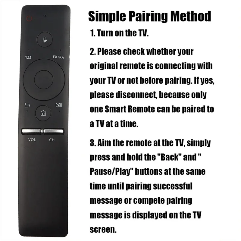 ABGI-2X BN59-01242A استبدال جهاز التحكم عن بعد مع وظيفة الصوت للتلفزيون الذكي UN49KS8500 UN49KS8500F UN49KS8500FXZA