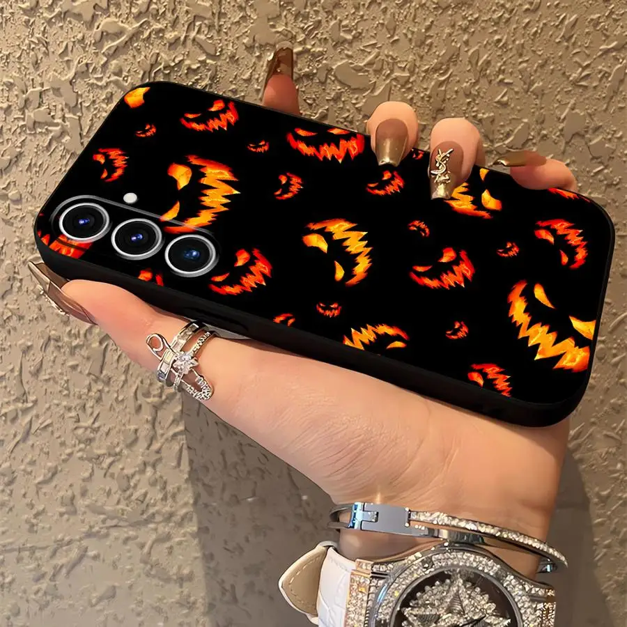 เคสโทรศัพท์ลายมอนสเตอร์ฮาโลวีนแบบนิ่มสำหรับ Samsung Galaxy A06 Note 20 Ultra 9 10 A30 A40 A03 A05 A07 A50 A70 A01 A02 A04