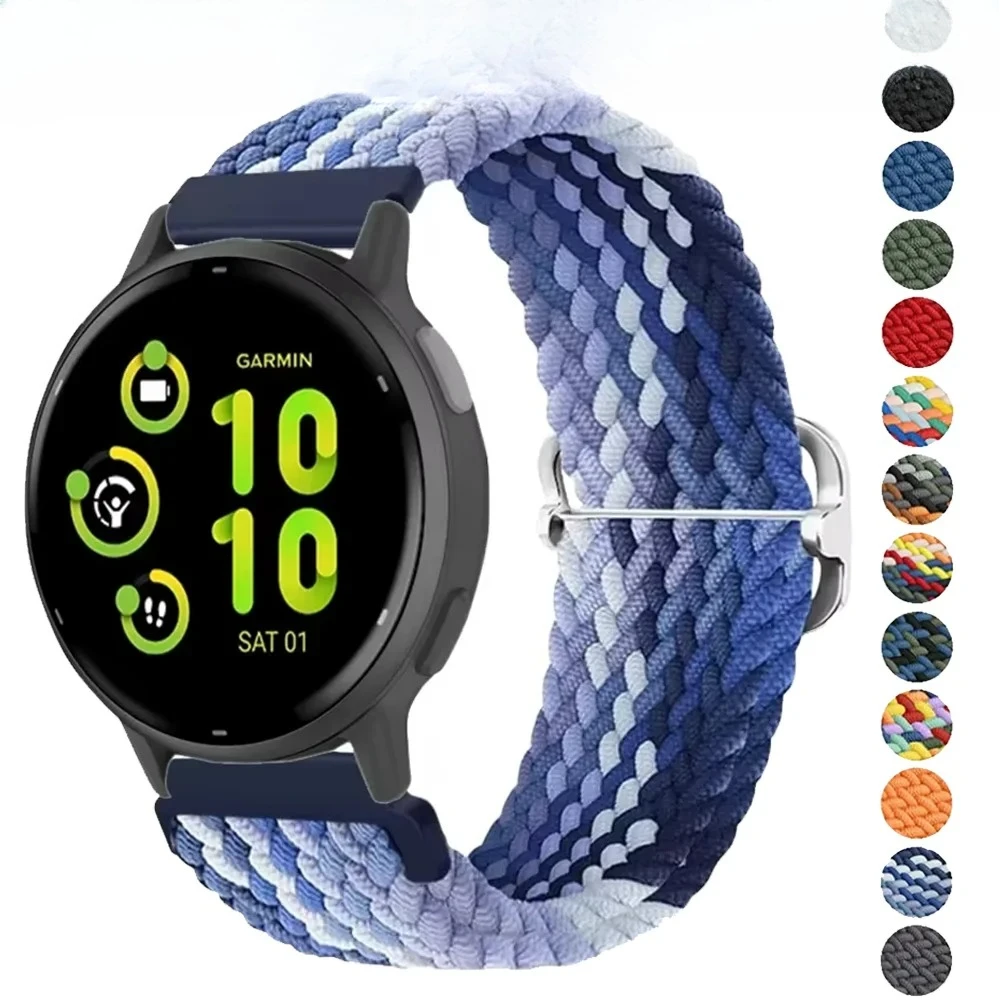 20/22 مللي متر حزام للغارمين Forerunner 265 55 965 165 الرياضة سوار Garmin Venu 3/2 Vivoactive 5 معصمه حزام