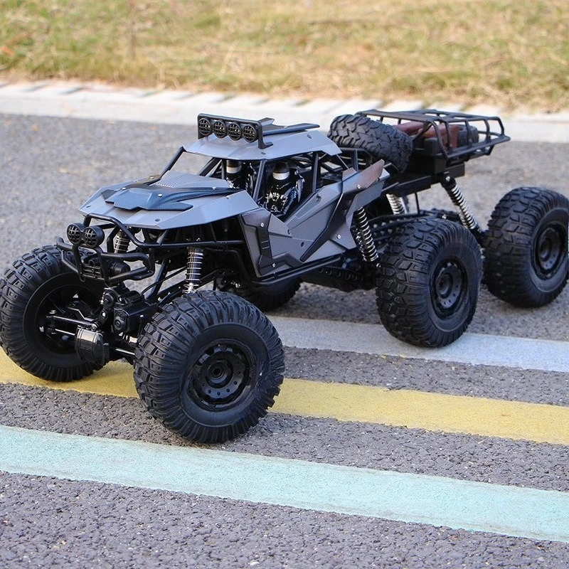 Big Mac Alloy Edition Remote Control Off-Road Vehicle 4WD Climbing Charging Dynamic Remote Control Car Toy Boy Children's Racing