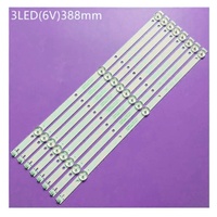 Backlight for TV Philips 43pfs4012/12, k430wdc1, AOC le43m3570, k430wdk3, Philips 43pfs4062/60, (set of 8 pcs) backlight for TV