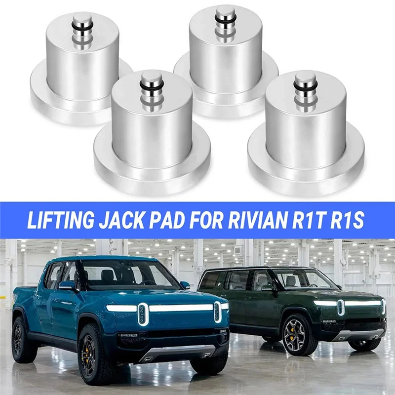 

Sp-1Set Jack Pad Jack Подъемный адаптер Металлический подъемный домкрат Pa для Rivian R1T R1S Автомобильные домкраты Подъемное оборудование