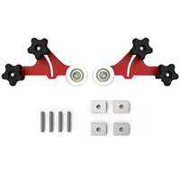 Woodworking Multi-Purpose Loc Board Table Saw Pushing Tool One Way Bearing Roller Feeder Safety Guide Pressing Feeder