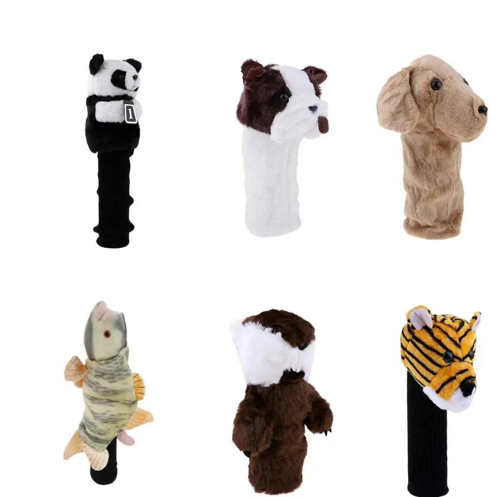 골프 클럽 우드 드라이버 헤드커버 헤드 커버 교체 - 6가지 스타일