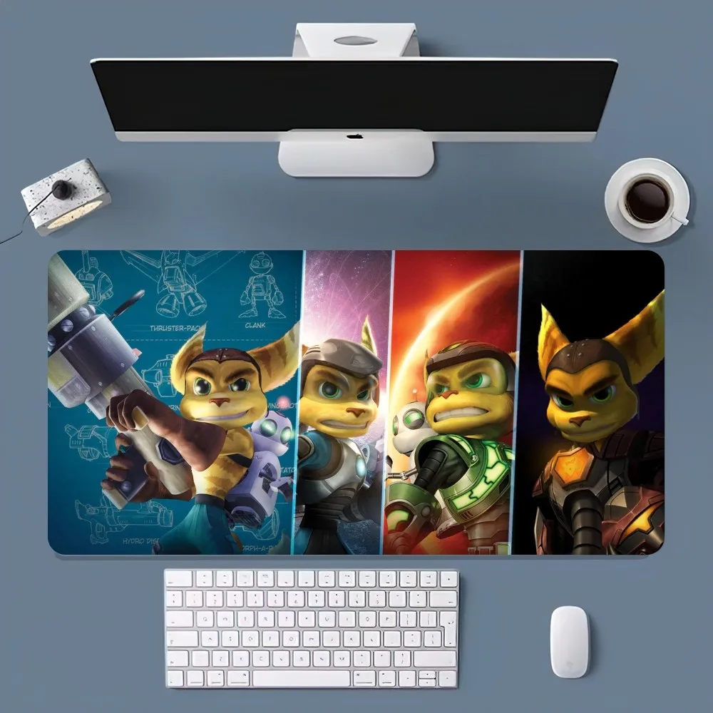 Game R-Ratchet And Clank Rift Mouse Pad Office Large Small Computer PC Keyboard Rubber Game Anti-Slip Mice Mat Big