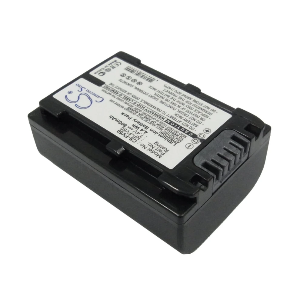 Li-ion Camera Battery for Sony, 7.4V, 600mAh, Compatible Models: DCR-DVD103, DCR-DVD105, HDR-CX180EB, HDR-CX180E, NEX-VG10E