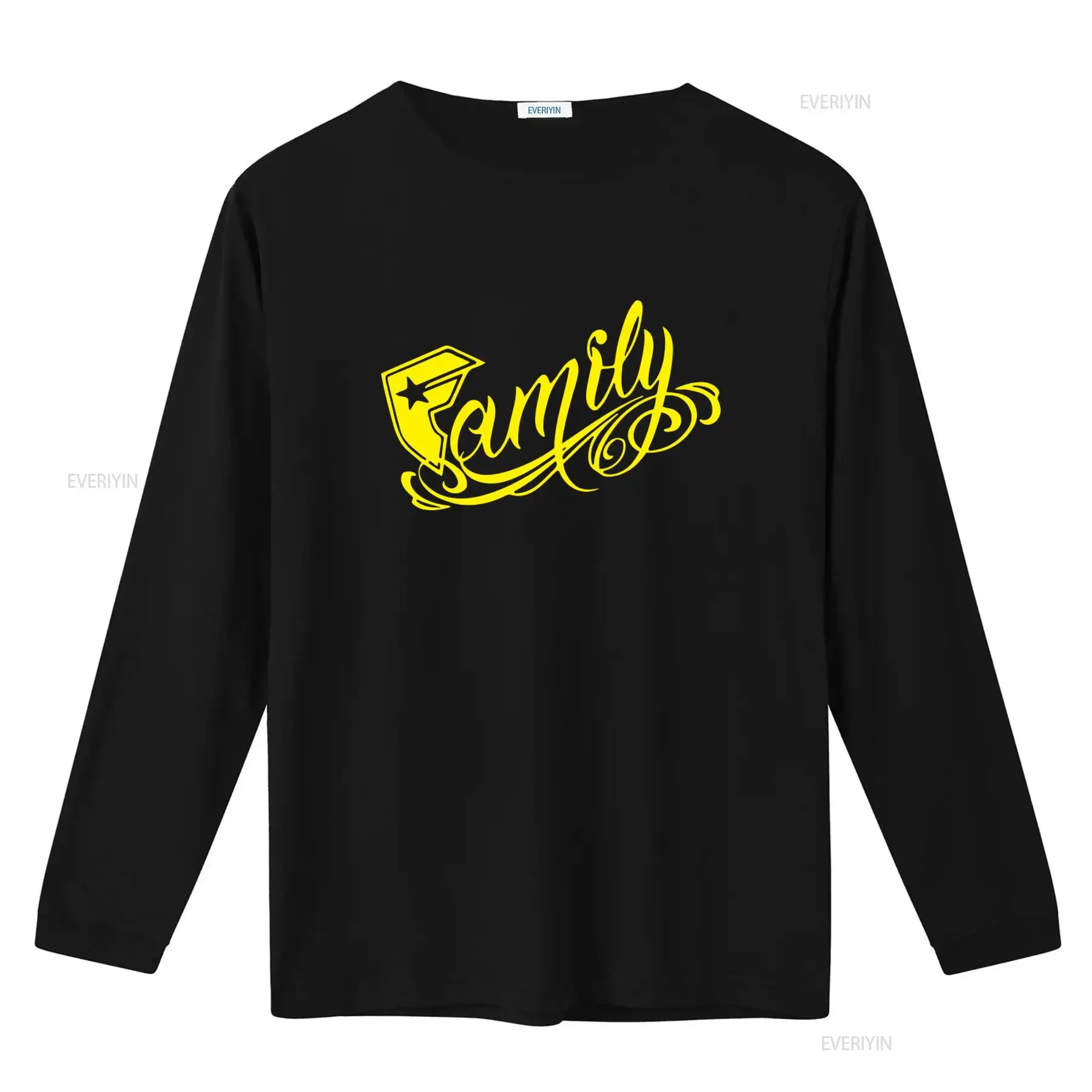 Vintage Famous Stars And Straps Logo Family Black Yellow T Shirt Large Size Retro Style  vintage Washed Comfortable Stretched