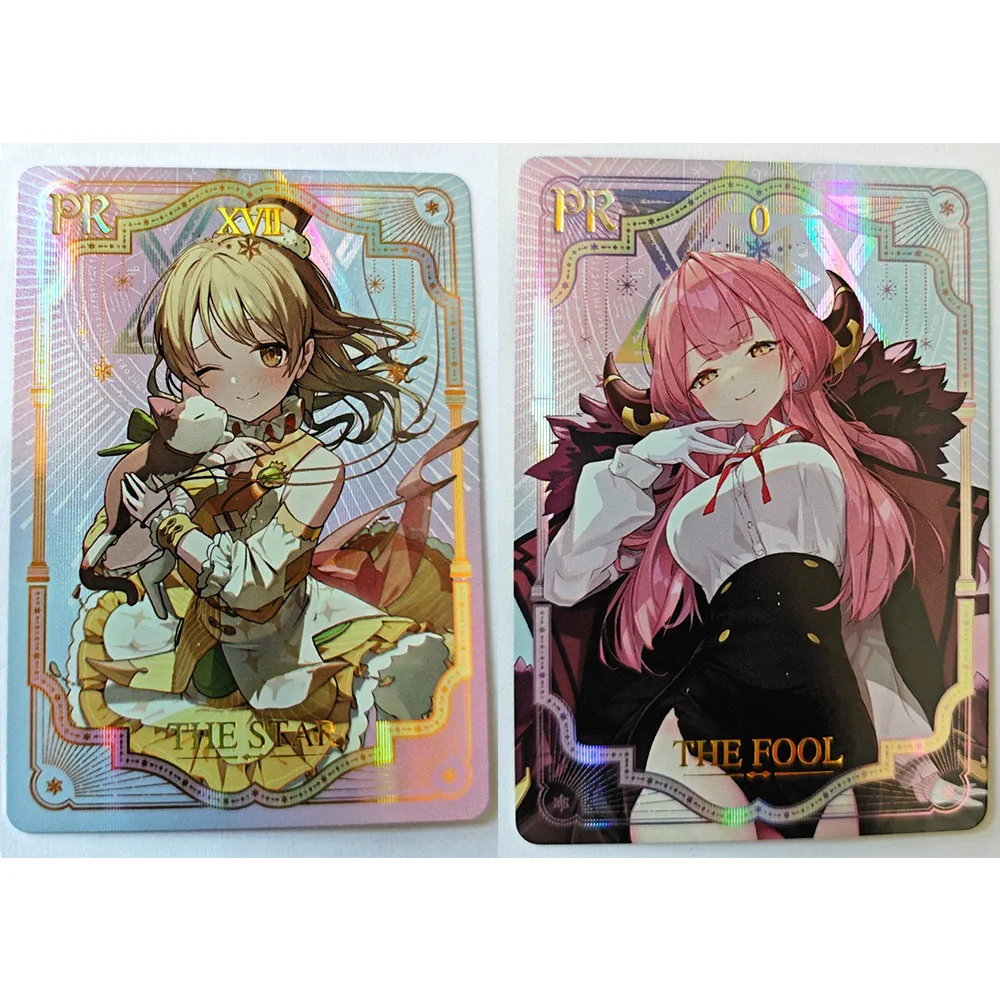 Anime Goddess Story 2M13 PR Black Magician Girl Frieren Premium Flash Card Collectible Card Boy Games Toys Christmas Birthday