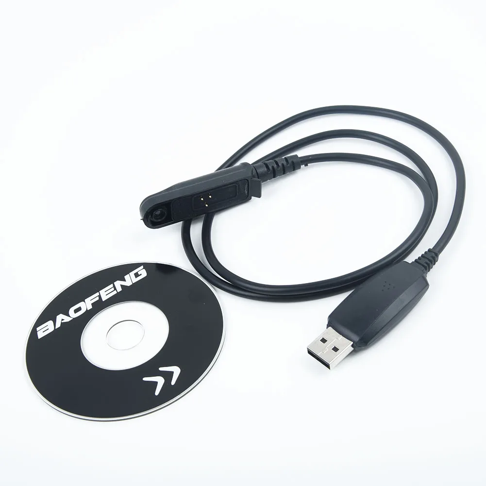 High Speed USB Programming Cable Cord CD for Walkie Talkie A58 Radio Stable and Efficient Programming Experience