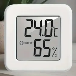 Indoor Mini Temperature and Humidity Meter, Bedroom Temperature Meter, Portable Electronic Digital Display, Humidity and Tempera