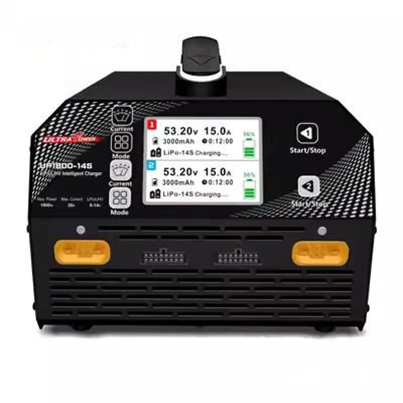 UP1800-14S Lithium Battery 6-14S Dual Channel Intelligent Charger