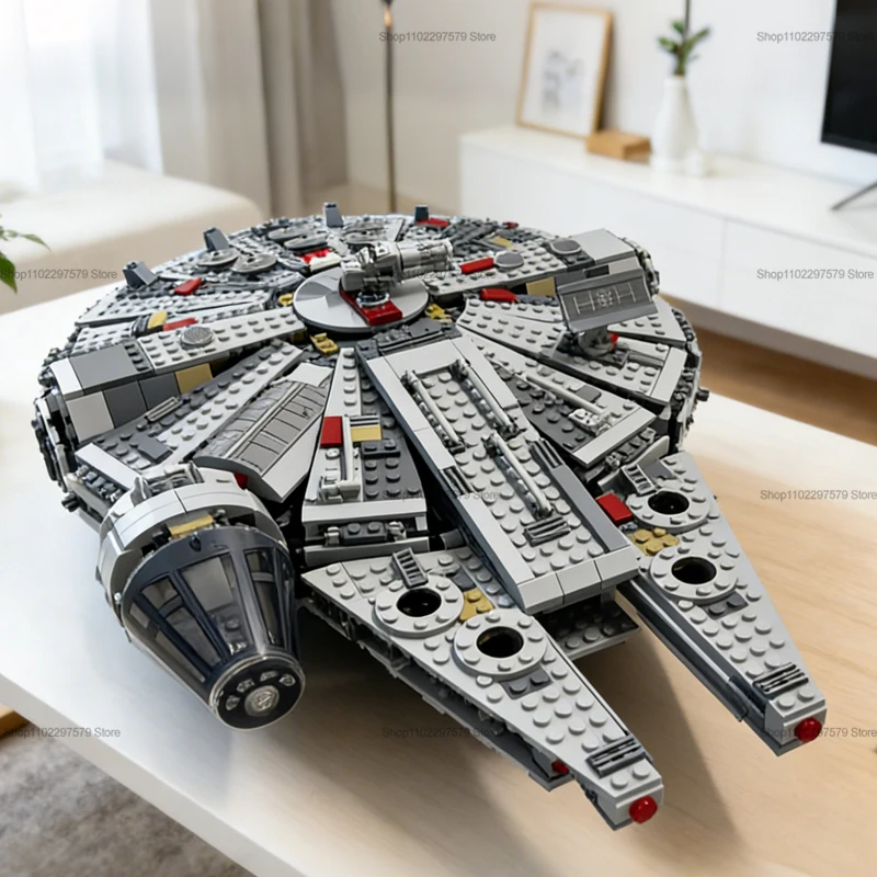 Ensemble de blocs de construction de vaisseau spatial, 1381 pièces, modèle créatif, Kit de bricolage pour enfants, jouet éducatif STEM, cadeau pour adultes, décoration de maison ou de bureau, nouvelle collection