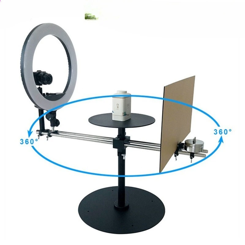

Surround Rotating Shooting Table 360 Degree Panoramic Rotating Shooting Table Products Still Life Shooting Metal Bracket