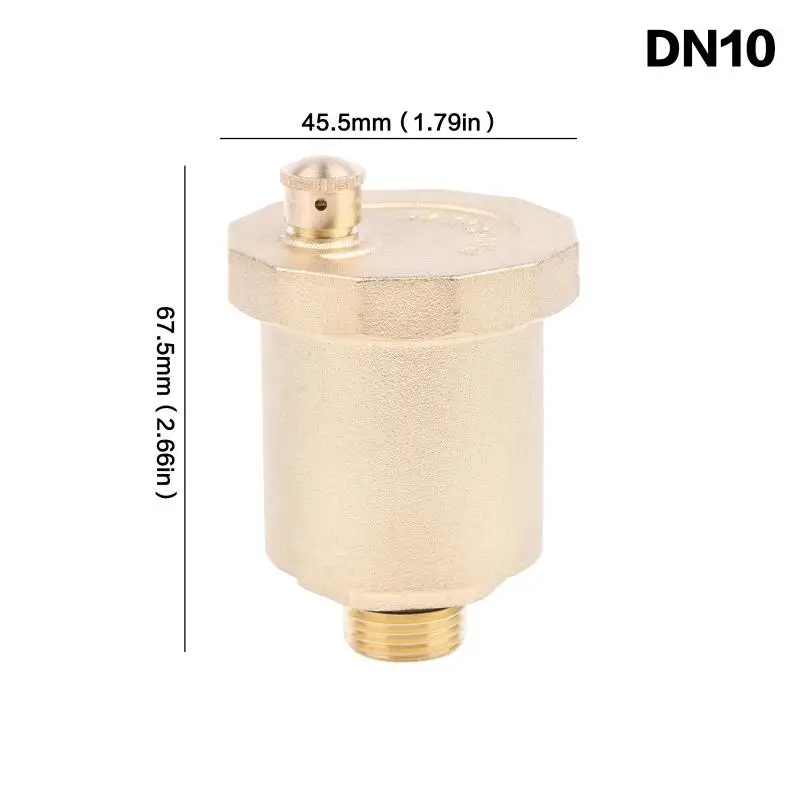 

Release Valve Standard Male Thread Pressure Release Air Vent Valve DN10/DN15/DN20/DN25 Brass Material Automatic Exhaust
