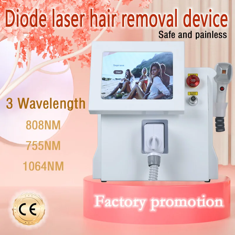 Factory promotion Eve Sale Diode Laser Hair Removal Commercial Home-appliances Safe Painless Beautiful Health Duty-free Products