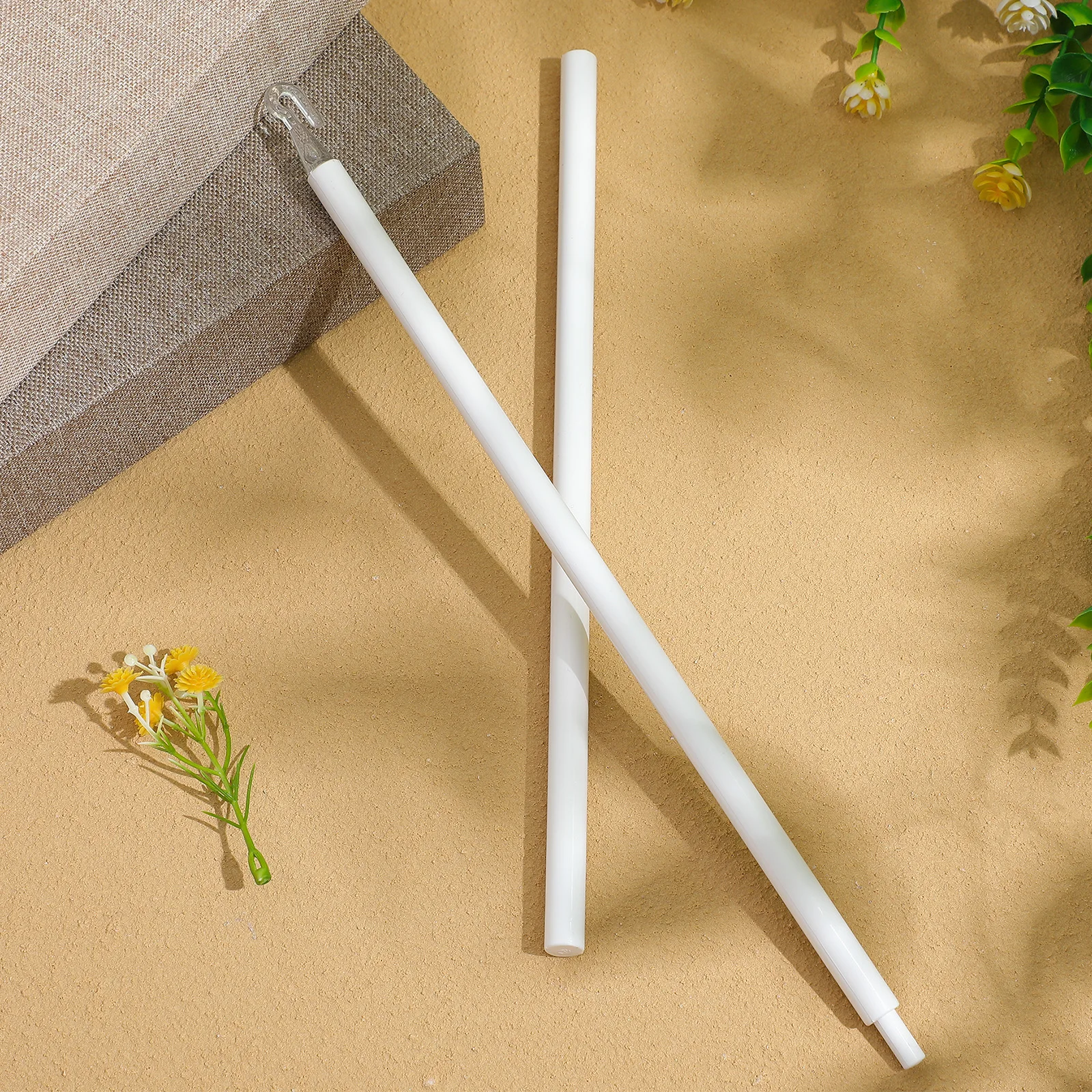 

60CM Blind Stick Curtain Accessories PP Material Easy Installation Rotary Wand Vertical Blinds Replacement Parts Hooks