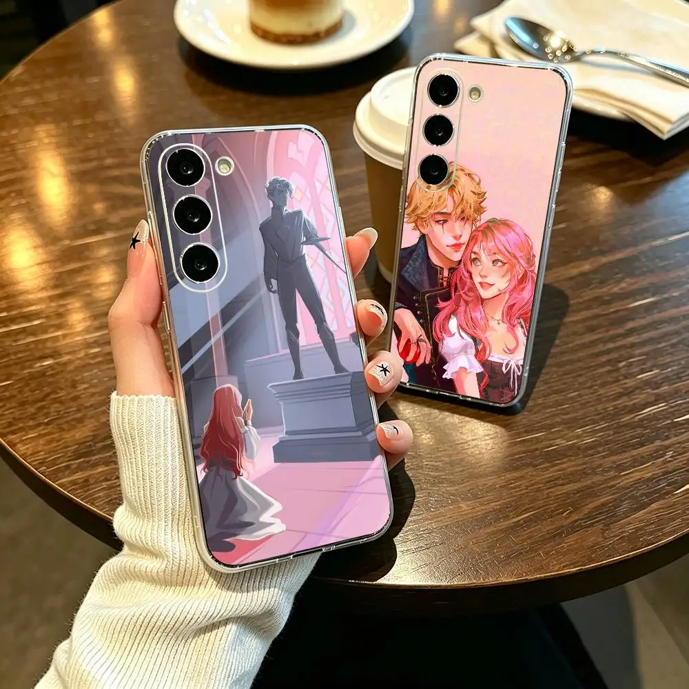 Once Upon a B-Broken Heart-t    Phone Case For Samsung A71 A55 A51 A52 A35 Cover Transparent Silicone Phone Cover