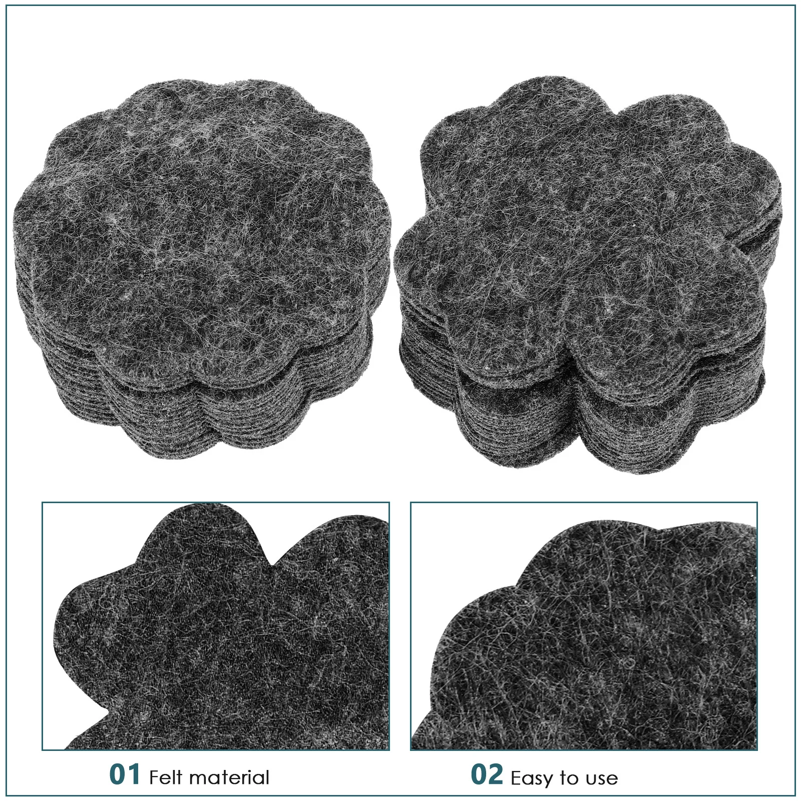 

40Pcs Flowerpot Pads Breathable Drainage Gasket for Plant Pot Bottom Prevent Soil Leakage and Root Rot Bonsai Pot Mat Pad