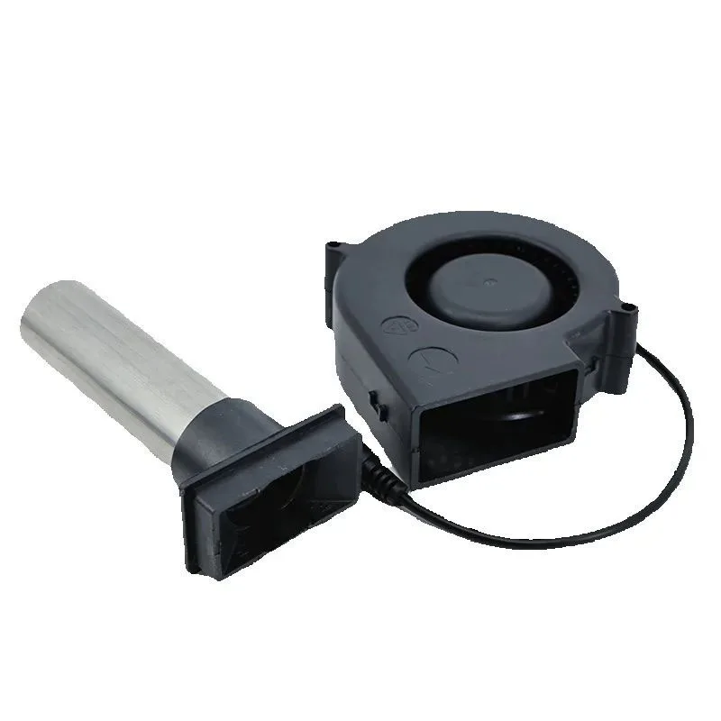 7533 9730 220V Kipas BBQ Mesin Ledakan Blower Kecil dengan Alat Memasak Kecepatan Dapat Disesuaikan Pengumpul Udara Steker US/EU Barbekyu Genggam