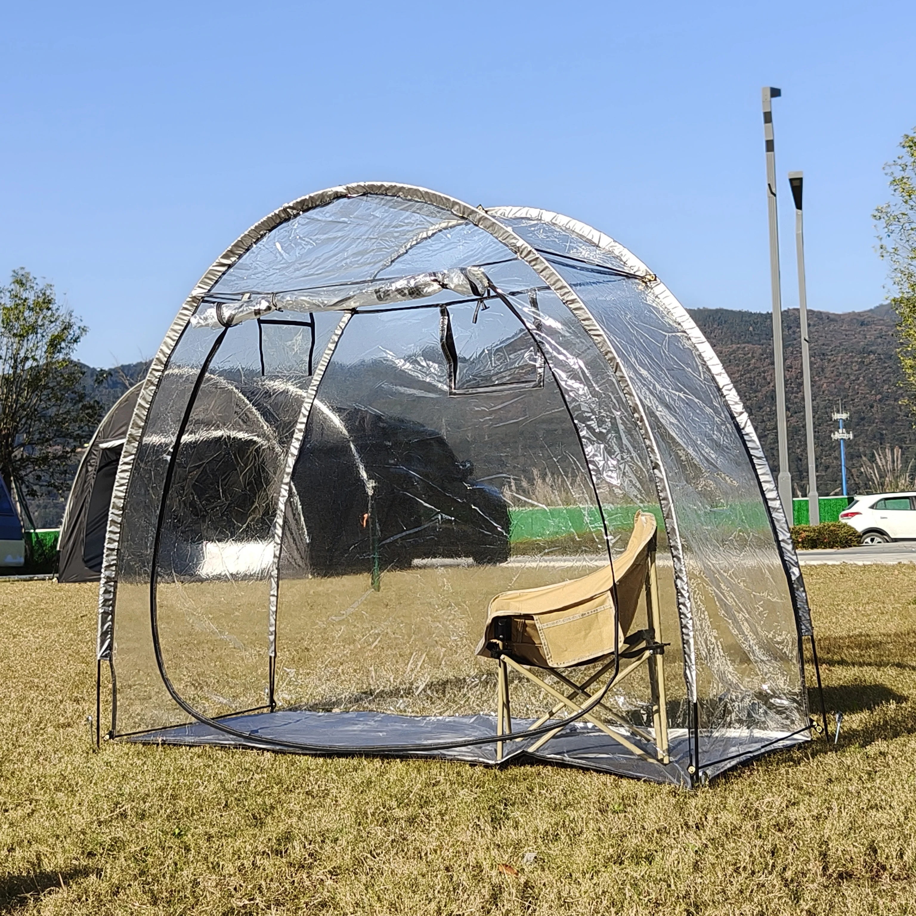 

Спортивная палатка с защитой от атмосферных воздействий, спортивная палатка для улицы, легкая портативная солнечная палатка, укрытие для палатки в холодную погоду