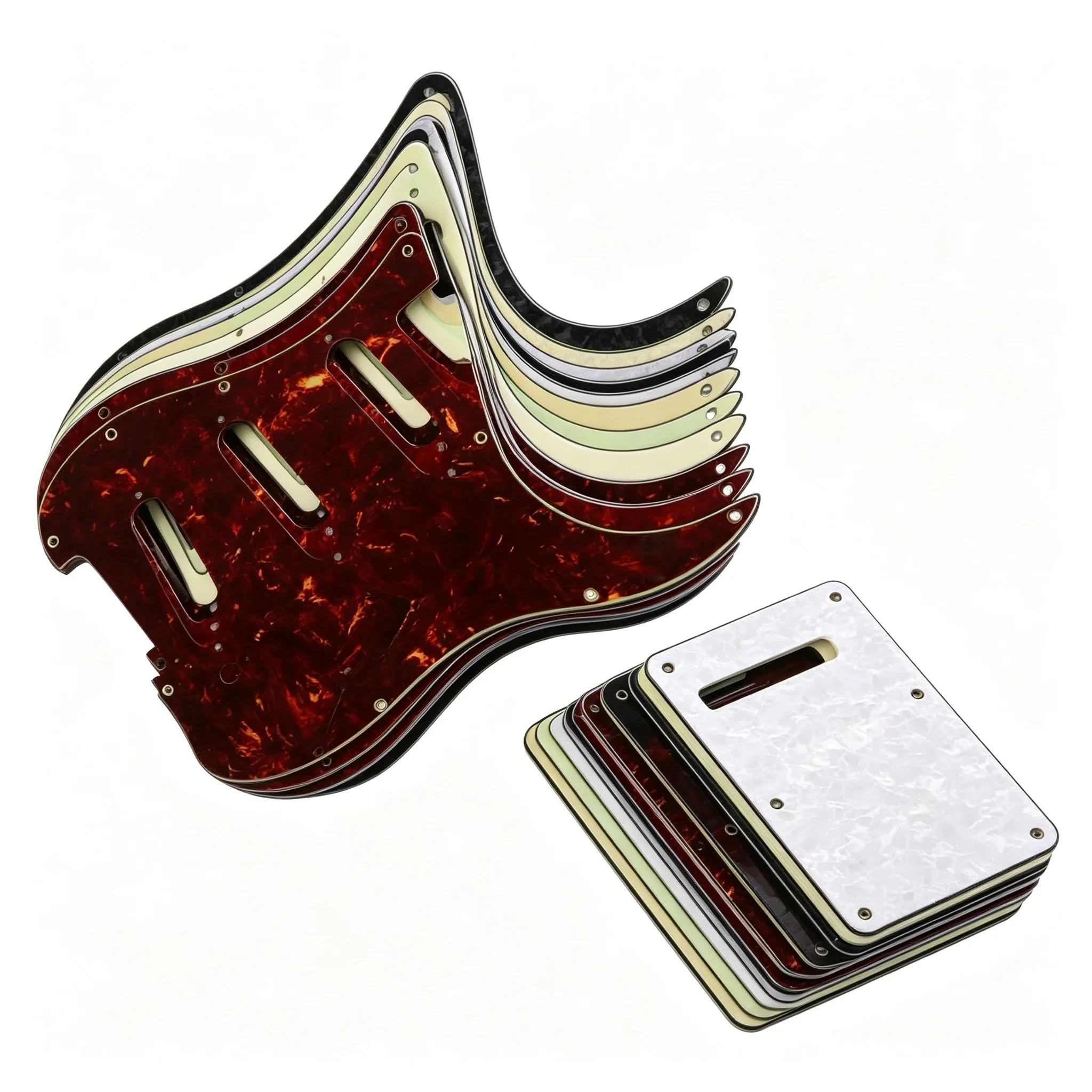 RUKOVA SSS 11-Loch ST-Style Schlagbrett-Set, 3-lagige Schlagplatte mit Aluminiumfolienabschirmung, passend für American & Mexican Standard ST
