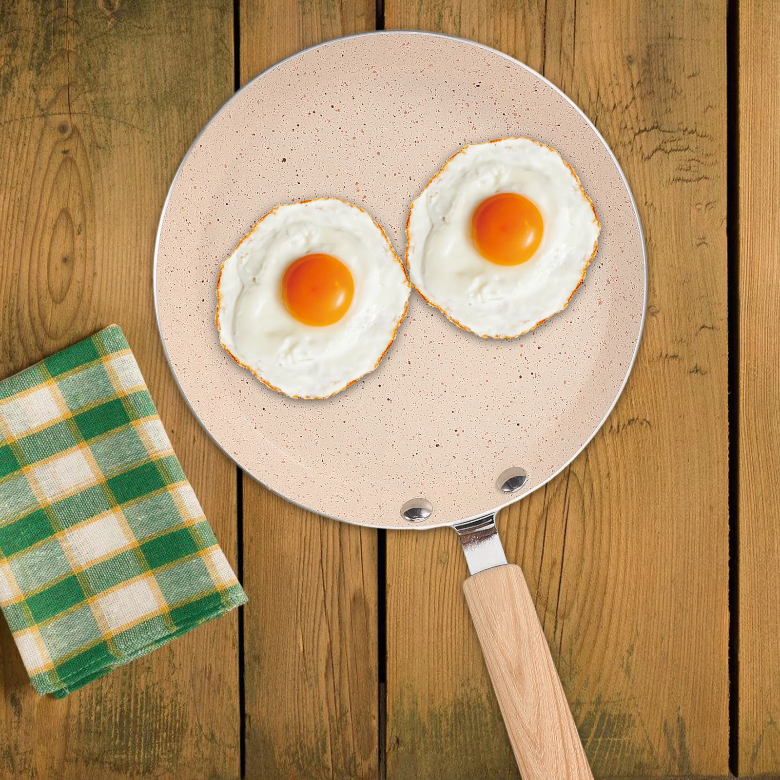 

Nonstick Frying 28Cm Round Flat Pancake Griddle Kitchen Egg Skillet Breakfast Cooking Pan Multi-Function Crepe Tortilla