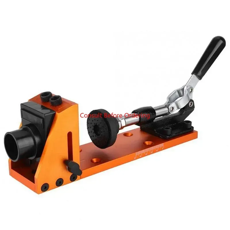 Metal Drill Bit Adapter Set Carpenter Kit System Inclined Pocket Hole Drill Bit Clamp Base Woodworking To