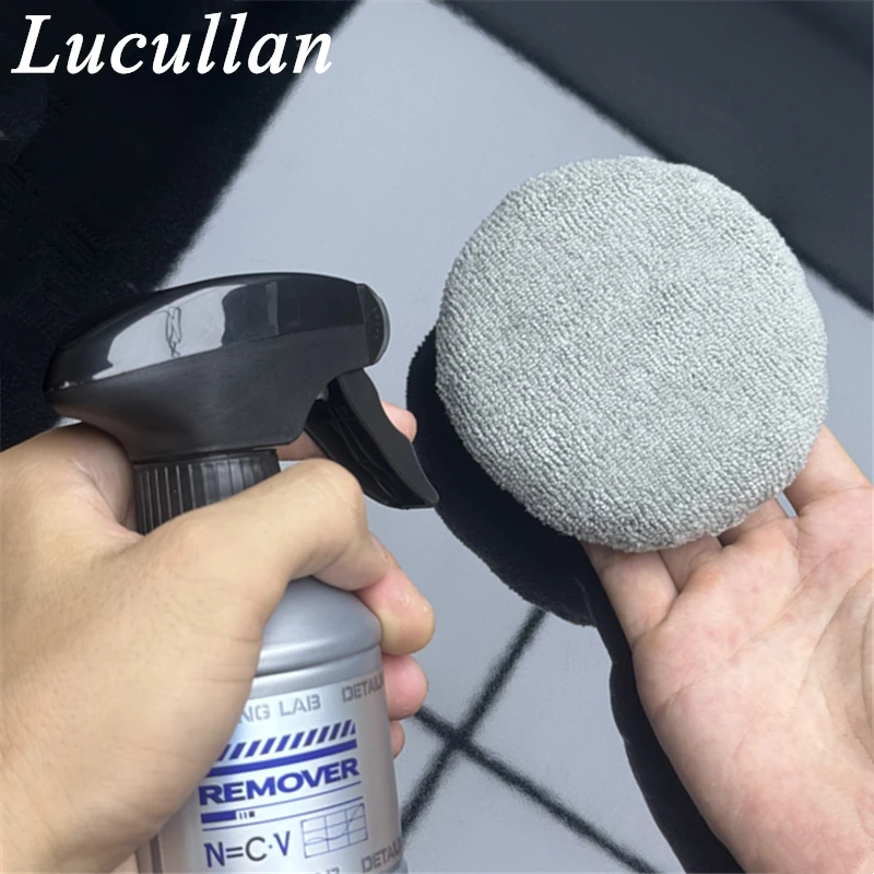 Lucullan Ice Grey Pocket Puck NO SOAK Applicator Ergonomic Ceramic Coating Applicator