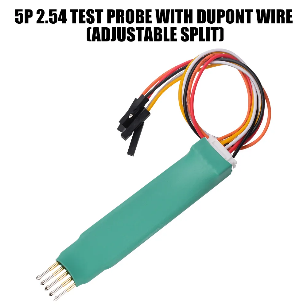 Programmierstift 2,54 mm Rastermaß 2P 3P 4P Microchip Federstifte Testsonde mit DuPont-Kabeln, Pogo-Pin für STC, STM32, STM8 Programmierung – Detail 9