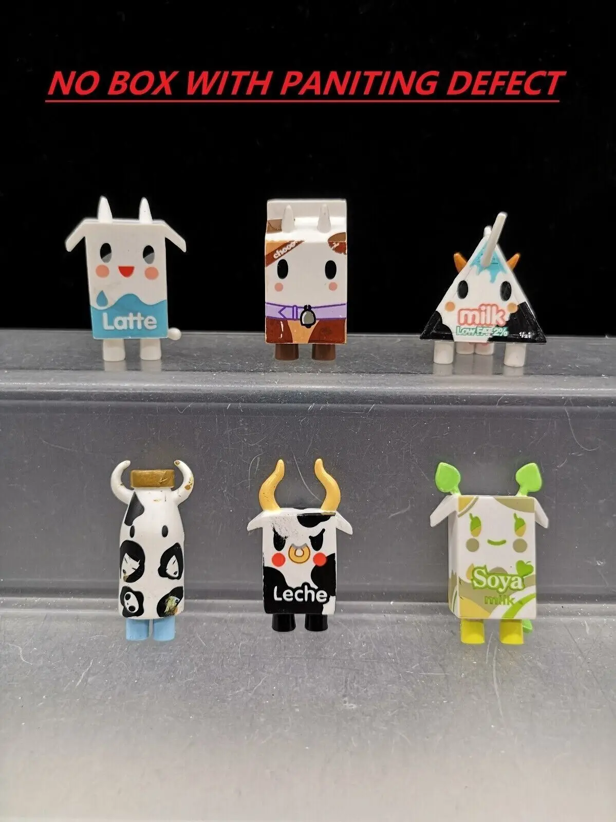 LOT! 6pcs/set Original Tokidoki Moofia Series 1 Cow Vinyl 1.5