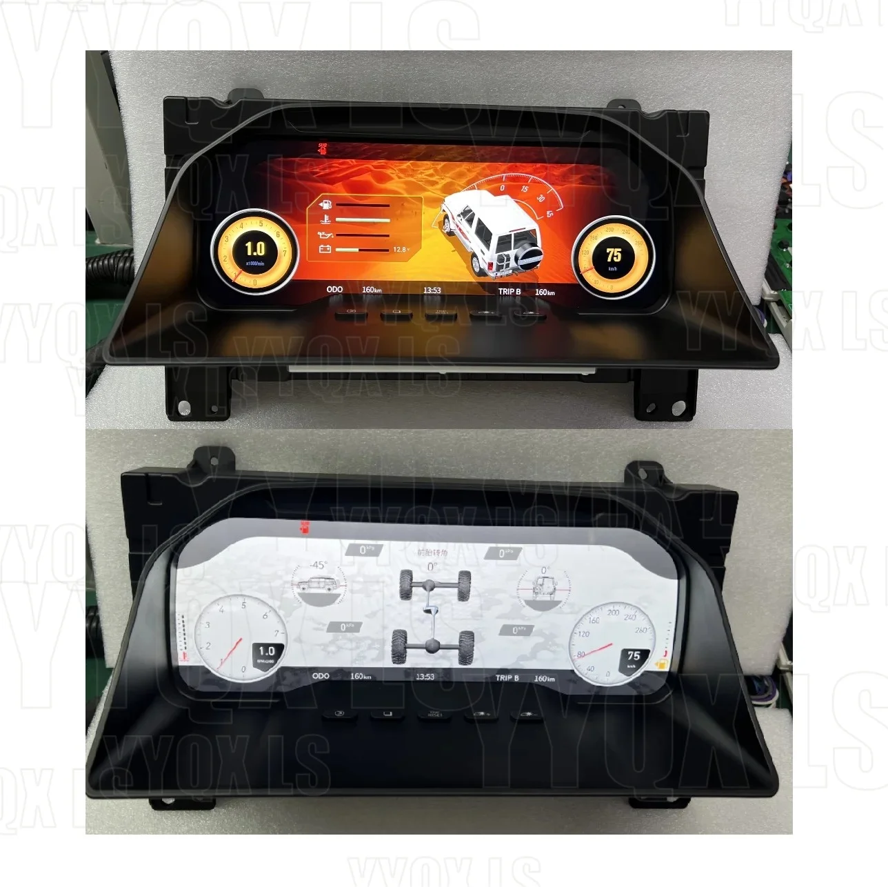 For Toyota Land Cruiser 70 75 76 Lc70 LC75 LC76 Car LCD Dashboard Screen Speedometer Instrument Cluster Upgrade Smart Cluster