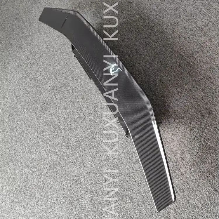 

Real Carbon Fiber Rear Spoiler for Lamborghini Huracan LP610 LP580 Upgraded T-style Real Carbon Fiber Rear Spoiler Body Kit
