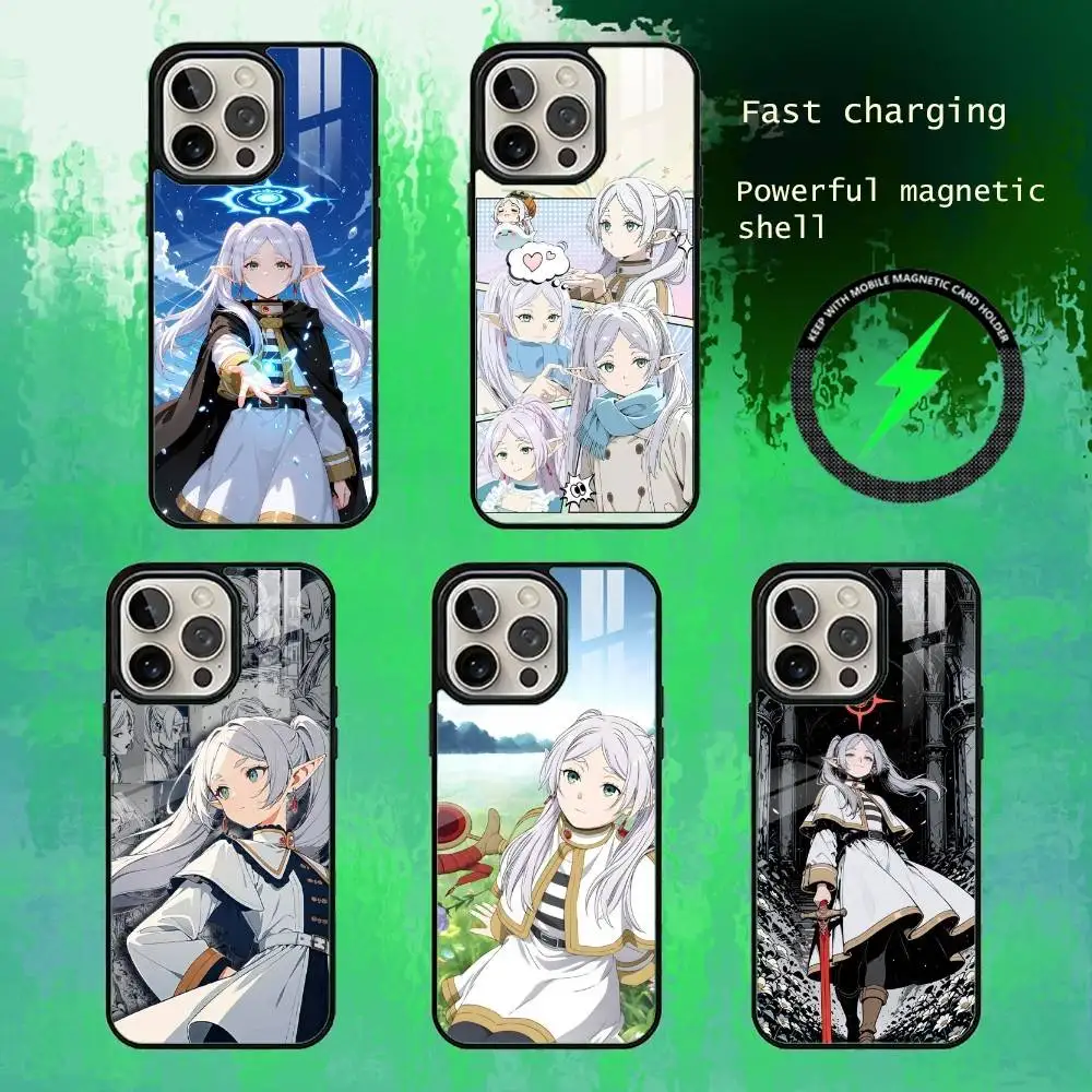 

F-Frienrin Phone Case For iPhone17,16,15,14,13 Plus,Pro Max Magnetic For Magsafe Wireless Charging