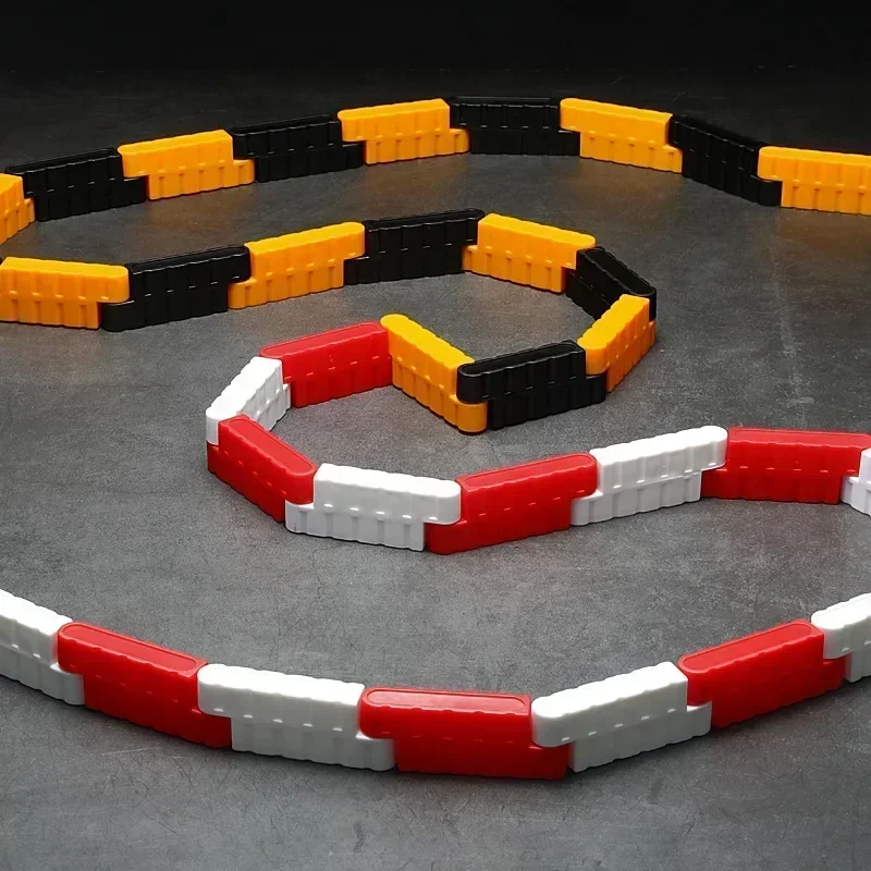 

10 шт./50 шт./100 шт./200 шт. дорожный барьер DIY гоночная трасса дизайн дрейфующая гоночная трасса 6,2*1,8*2,5 см (красный, белый, черный, желтый, произвольный)