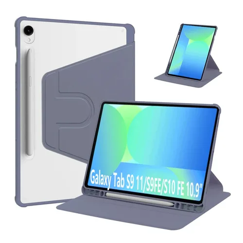 Para Samsung GalaxyTab S10 FE 10,9 pulgadas 2025 SM-X520 cubierta de rotación para Tab s9 fe 10,9 ""S9 11 pulgadas Funda con portalápices Funda