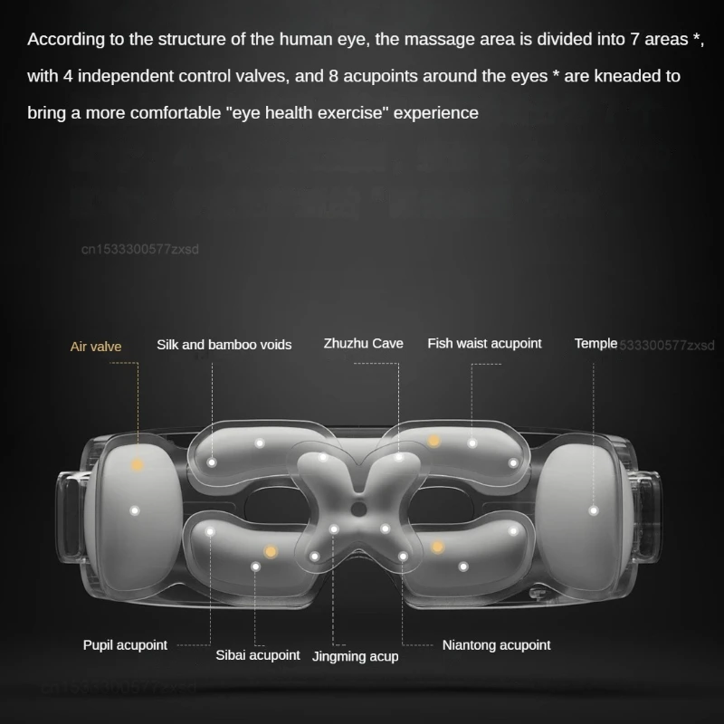 Xiaomi Mijia Intelligent Eye Massager Vibration Airbag Relieve Fatigue Eye Comfort Relax Massage Care Instrument Adjustable Gear