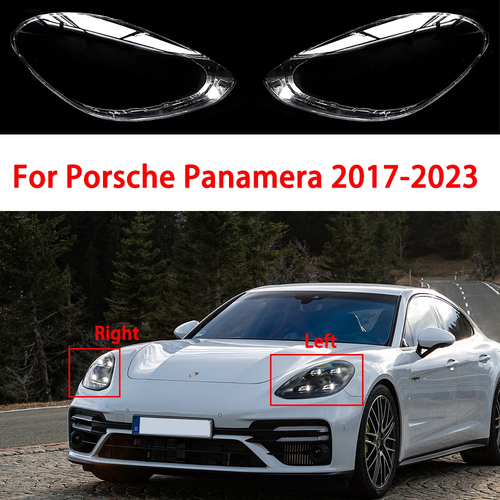 

Car Headlight Glass For Porsche Panamera 2017-2023 Replacement Car Light Transparent Glass Headlamp Shell Car Accessories