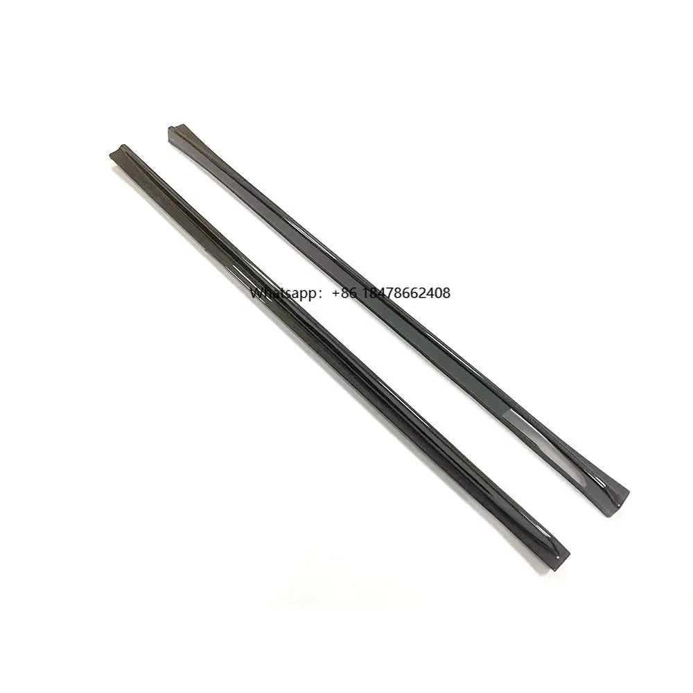

3D Style Carbon Fiber Side Door Bumper Extension Skirt Splitter for F97 X3m F98 X4m