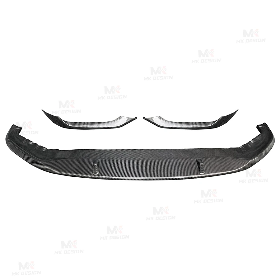 Carbon Fiber MP Style Front Bumper Lip Chin Spoiler for BMW 5 Series G30 G38 LCI 2020-2023 Front Lip Splitters Car Accessories